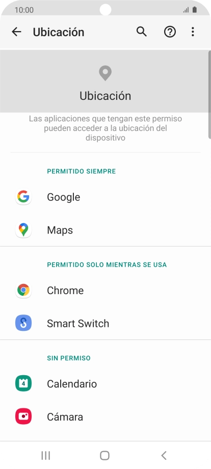 Pulsa la app deseada.