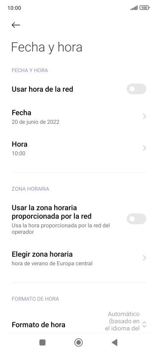 Pulsa el indicador junto a 