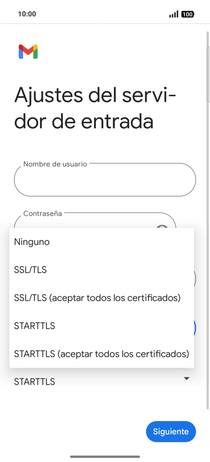 Pulsa SSL/TLS.