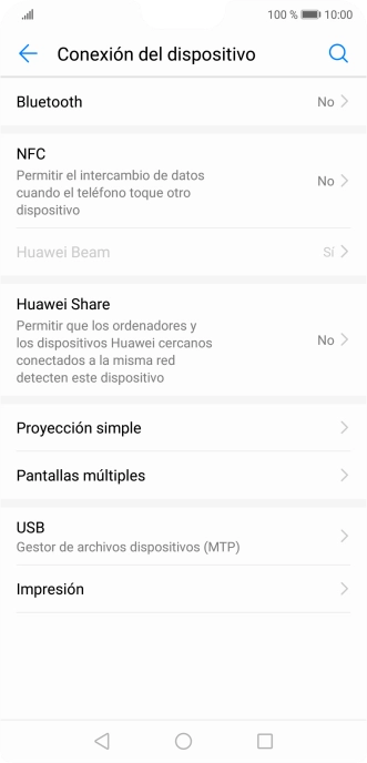Pulsa Bluetooth.