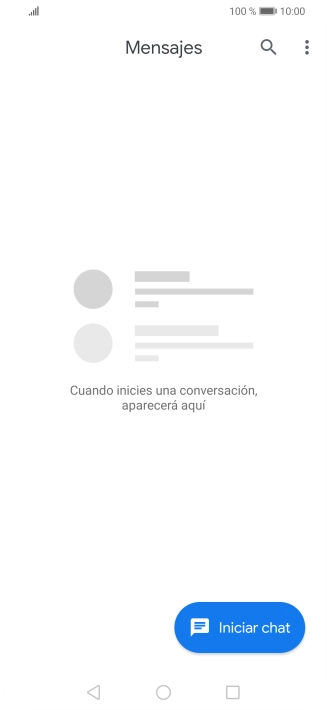Pulsa Iniciar chat.
