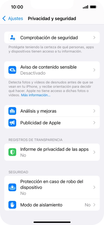 Pulsa Aviso de contenido sensible.