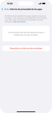 Desliza el dedo hacia arriba desde la parte inferior de la pantalla para terminar y volver a la pantalla de inicio.