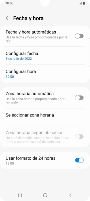 Pulsa el indicador junto a 