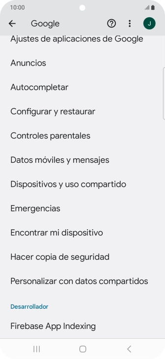 Pulsa Encontrar mi dispositivo.