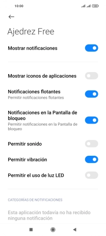 Pulsa el indicador junto a 