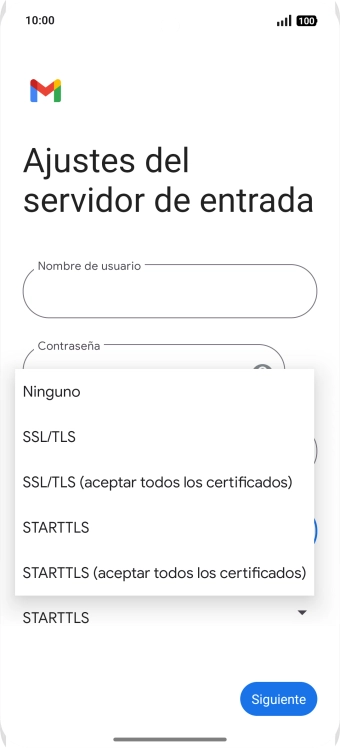 Pulsa SSL/TLS.