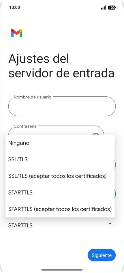 Pulsa SSL/TLS.