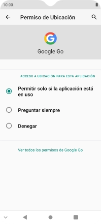 Pulsa el ajuste deseado.