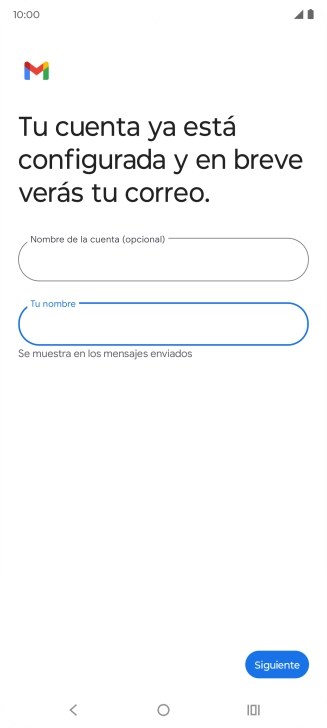Pulsa Siguiente.