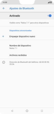 Pulsa Emparejar dispositivo nuevo.
