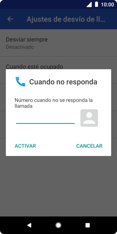 Introduce +34600132000 y pulsa ACTIVAR.