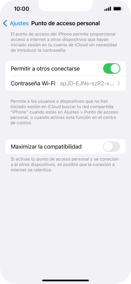 Desliza el dedo hacia arriba desde la parte inferior de la pantalla para terminar y volver a la pantalla de inicio.
