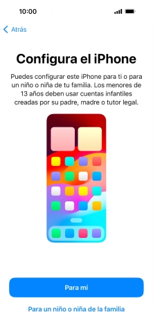Pulsa Para mí.
