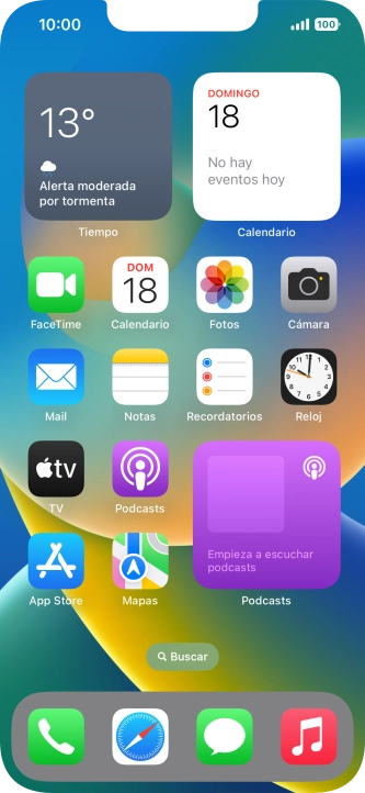 Si utilizas un grupo de widgets: Desliza el dedo hacia arriba o hacia abajo sobre el grupo para seleccionar el widget deseado.