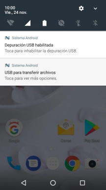 Pulsa el icono de conexiones.