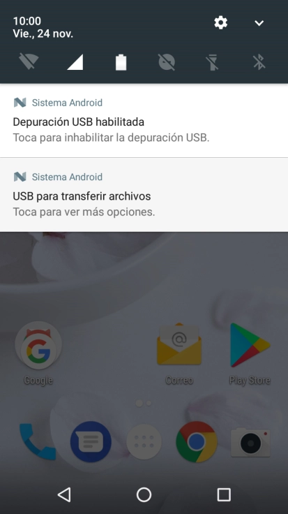 Pulsa el icono de conexiones.