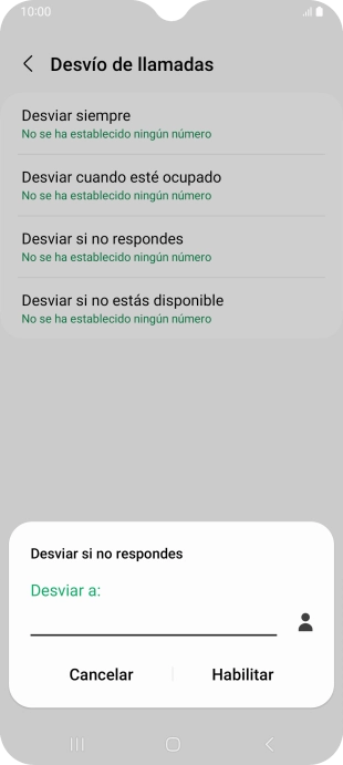 Introduce +34600132000 y pulsa Habilitar.