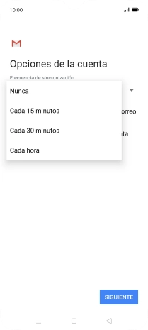 Pulsa el ajuste deseado.