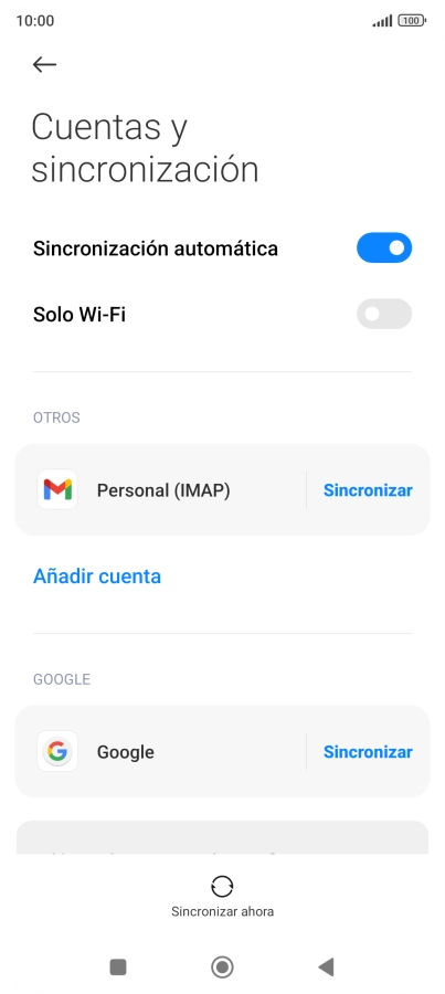 Pulsa la tecla de inicio para terminar y regresar a la pantalla de inicio.