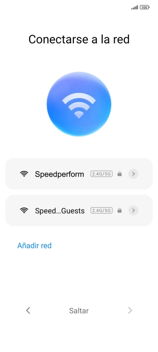 Pulsa la red wifi deseada.