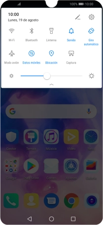 Pulsa Datos móviles para activar o desactivar la función.