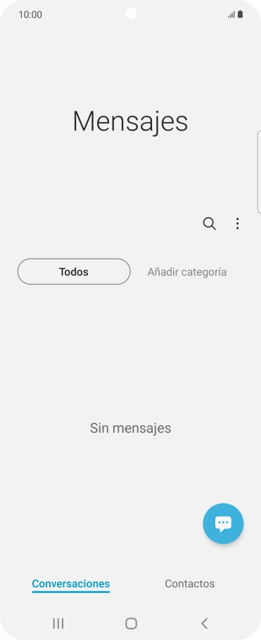 Pulsa el icono de nuevo mensaje.