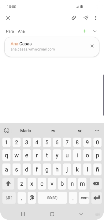 Pulsa el contacto deseado.