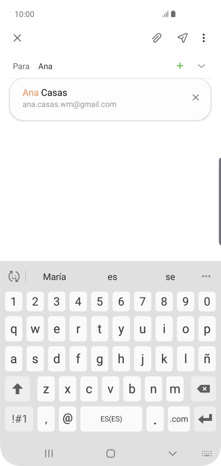 Pulsa el contacto deseado.