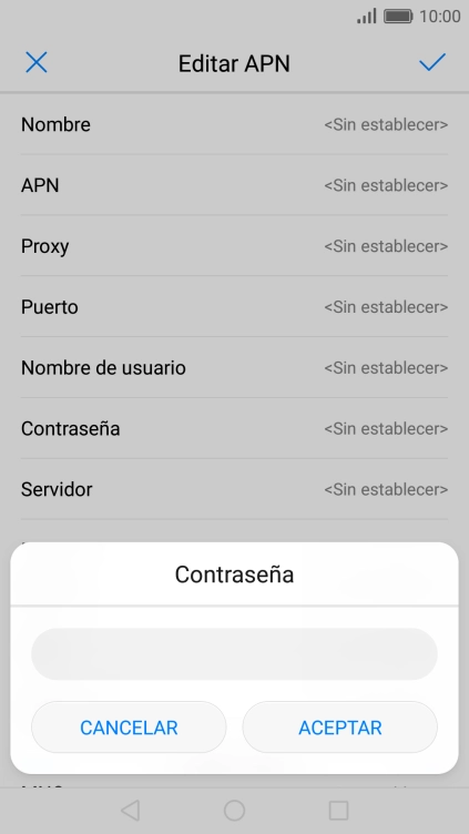 Introduce wap125 y pulsa ACEPTAR.