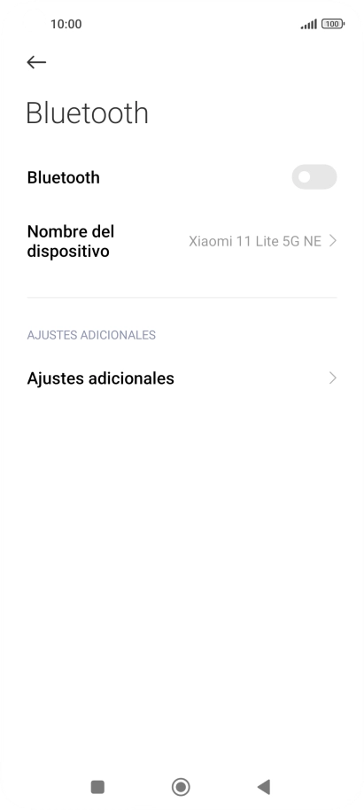 Pulsa el indicador junto a 