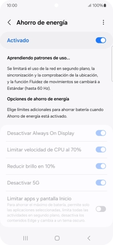 Pulsa la tecla de inicio para terminar y regresar a la pantalla de inicio.
