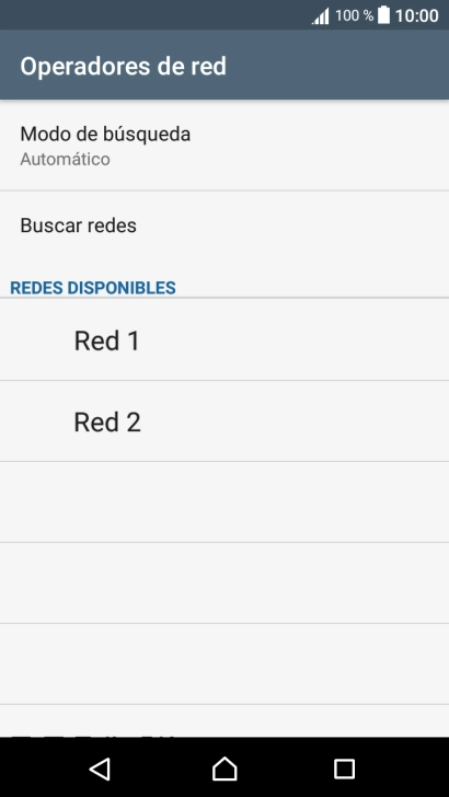 Pulsa Modo de búsqueda.