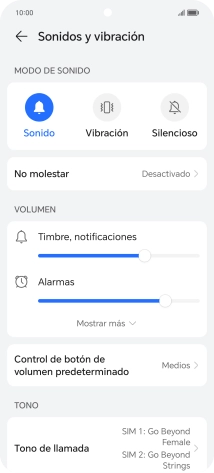 Pulsa Tono de llamada.