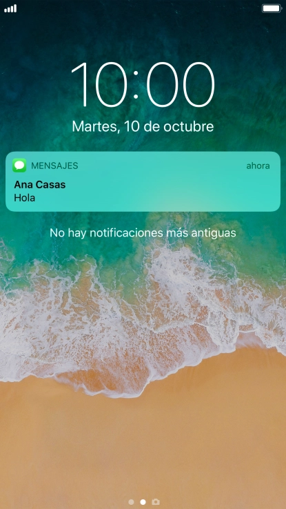 Pulsa la notificación deseada y sigue las indicaciones de la pantalla para utilizar la función seleccionada.