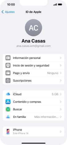 Desliza el dedo hacia arriba desde la parte inferior de la pantalla para terminar y volver a la pantalla de inicio.