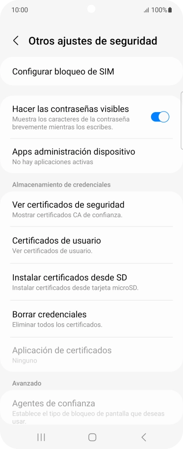 Pulsa Configurar bloqueo de SIM.