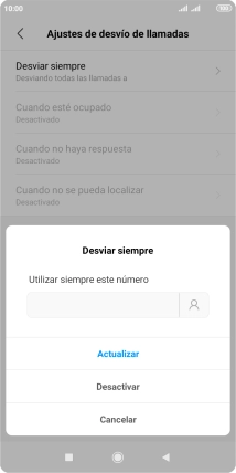 Pulsa Desactivar.