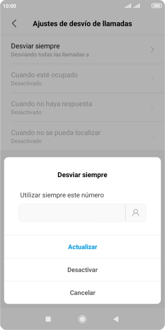 Pulsa Desactivar.