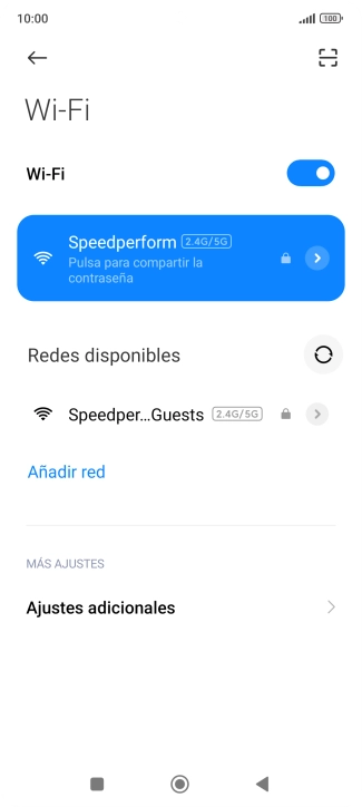 Pulsa la tecla de inicio para terminar y regresar a la pantalla de inicio.