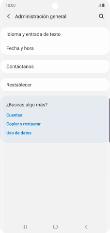 Pulsa Fecha y hora.