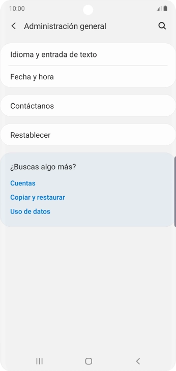 Pulsa Fecha y hora.