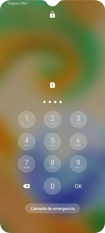 Si lo solicita el teléfono, introduce el código PIN y pulsa OK.