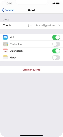 Pulsa el indicador junto a 