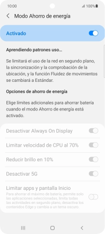 Pulsa la tecla de inicio para terminar y regresar a la pantalla de inicio.
