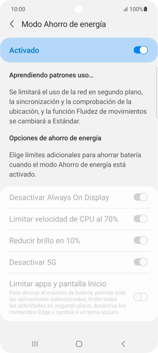 Pulsa la tecla de inicio para terminar y regresar a la pantalla de inicio.