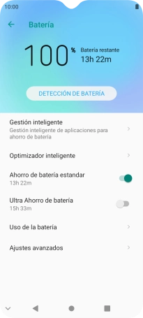 Pulsa la tecla de inicio para terminar y regresar a la pantalla de inicio.