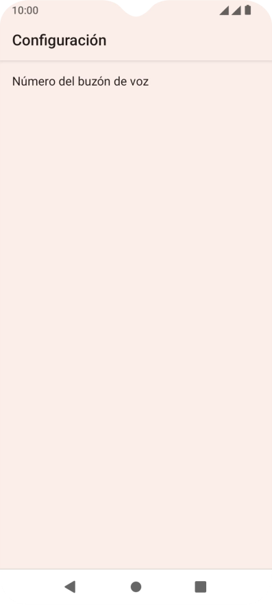 Pulsa Número del buzón de voz.