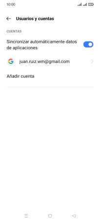 Pulsa Añadir cuenta.