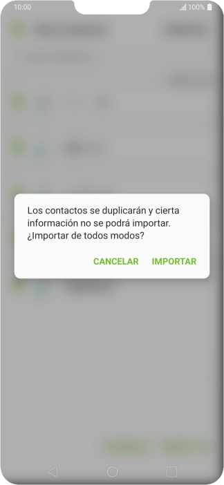 Pulsa IMPORTAR.